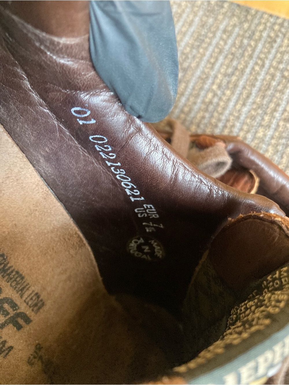 Mephisto Match Desert Brown Leather Sneakers - Picture 9 of 11
